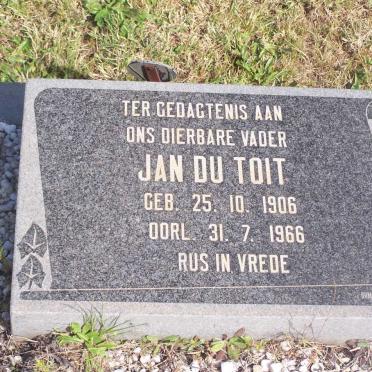 TOIT Jan, du 1906-1966