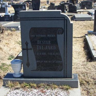 TALJAARD Hester 1892-1973