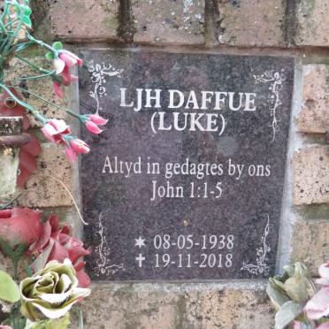 DAFFUE L.J.H. 1938-2018