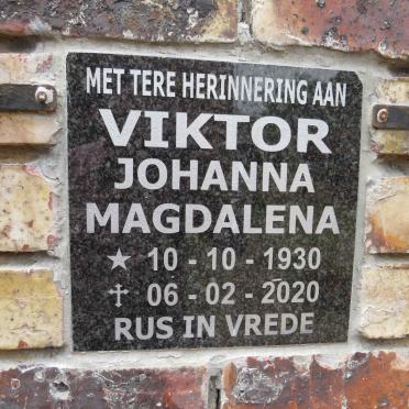 VIKTOR Johanna Magdalena 1930-2020
