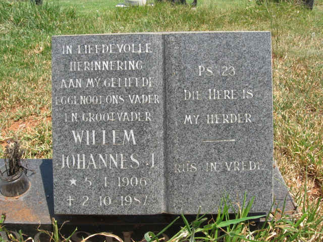 BOSHOFF Willem Johannes J. 1906-1987