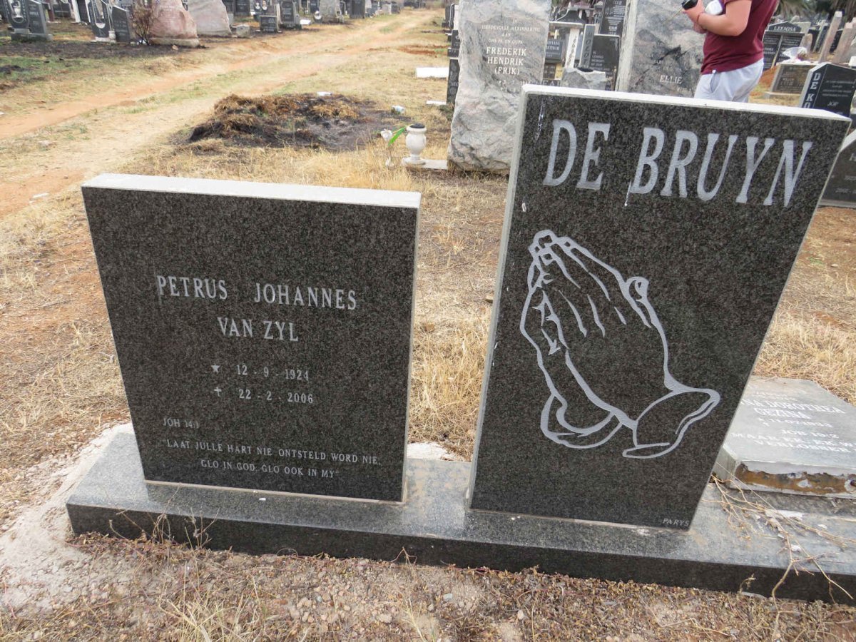 BRUYN Petrus Johannes van Zyl, de 1924-2006 & Johanna Dorothea Gezina 1933- :: HAMMAN Elsabe 1959-2012 _1