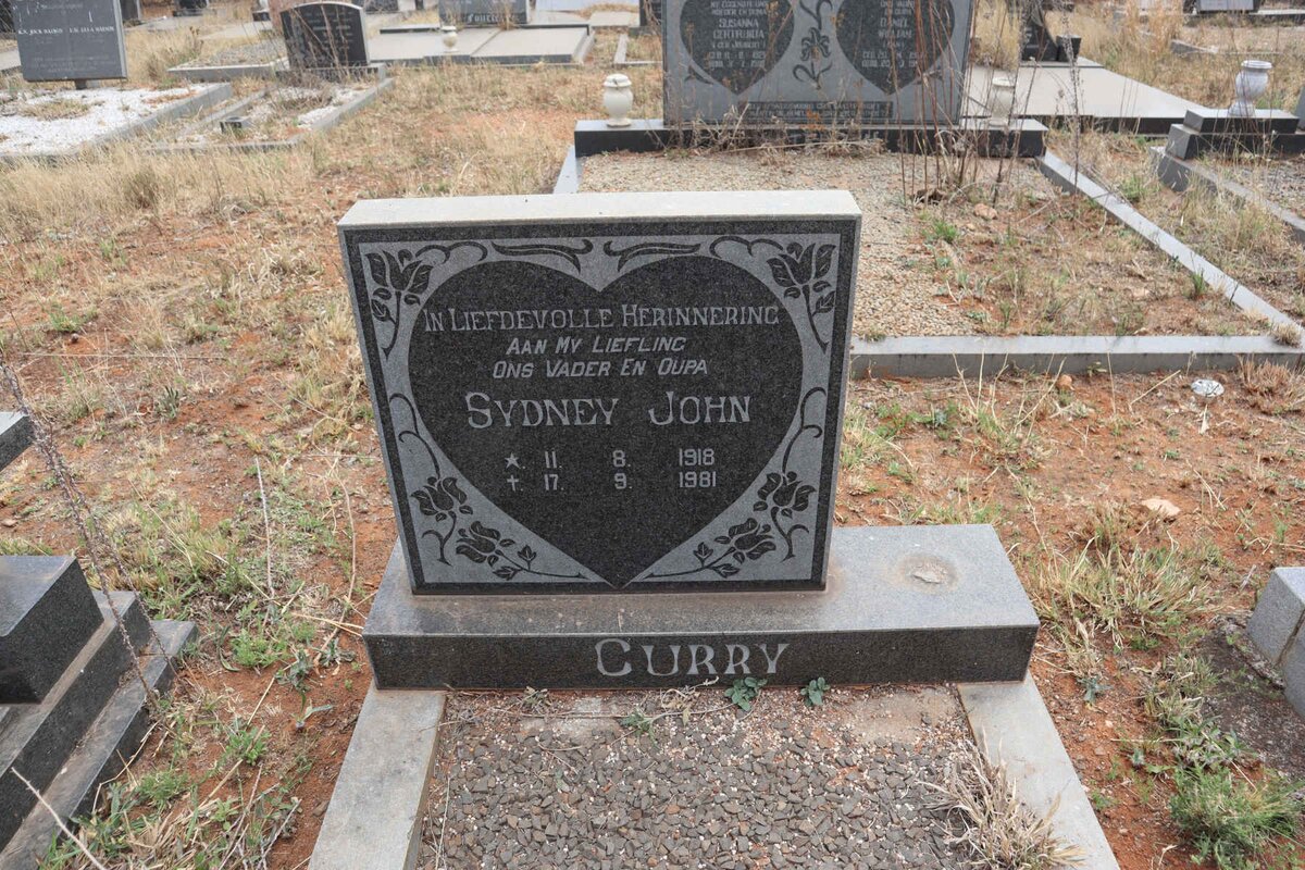CURRY Sydney John 1918-1981