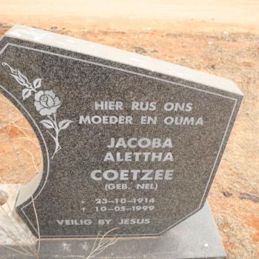 COETZEE Jacoba Alettha nee NEL 1914-1999