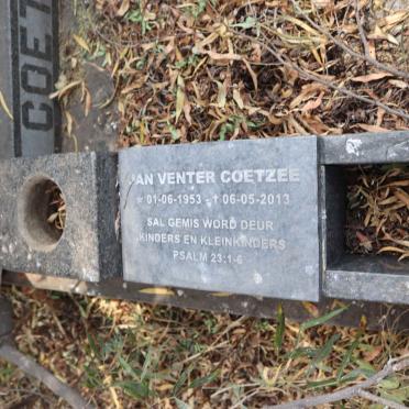 COETZEE Inez Maria Elizabeth 1916-1981 :: COETZEE Jan Venter 1953-2013 _2