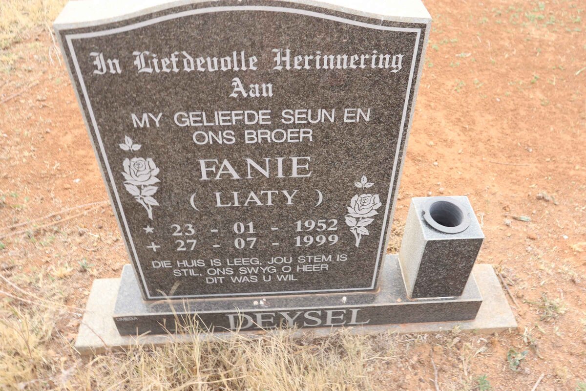 DEYSEL Fanie 1952-1999