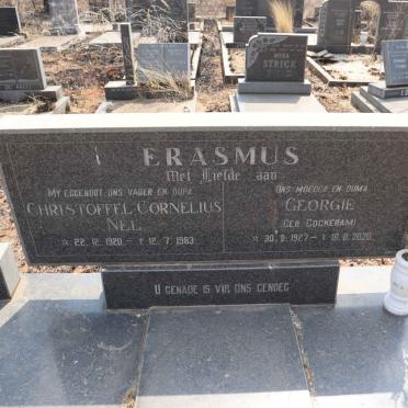 ERASMUS Christoffel Cornelius Nel 1920-1983 & Georgie COCKERAM 1927-2020