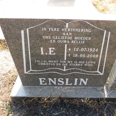 ENSLIN I.E. 1924-2008