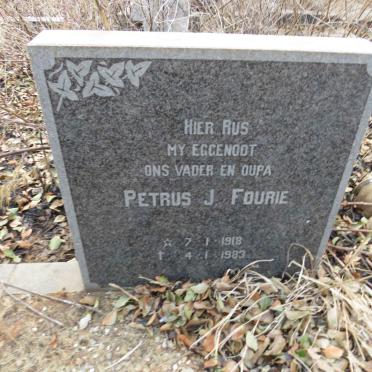 FOURIE Petrus J. 1918-1983
