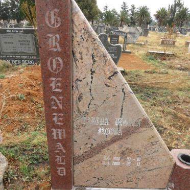 GROENEWALD Martha Debora Jacoba 1908-2000