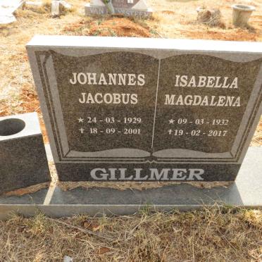 GILLMER Johannes Jacobus 1929-2001 & Isabella Magdalena 1932-2017