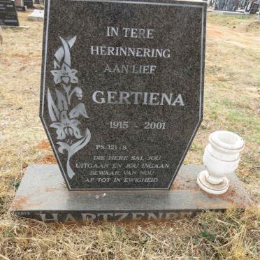 HARTZENBERG Gertiena 1915-2001