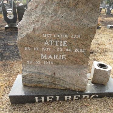 HELBERG Attie 1937-2002 & Marie 1946-