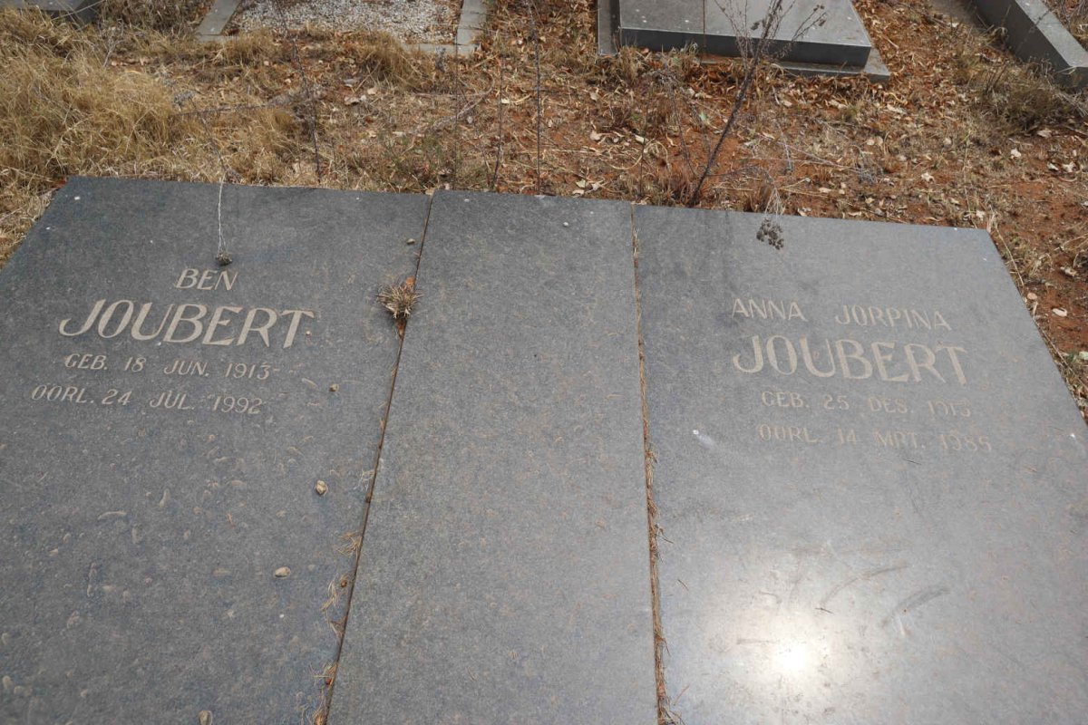 JOUBERT Ben 1913-1992 & Anna Jorpina 1913-1985