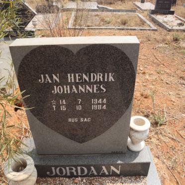 JORDAAN Jan Hendrik Johannes 1944-1984