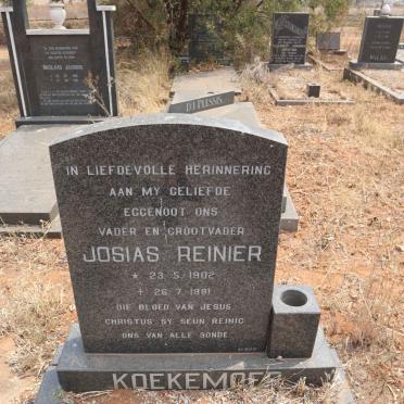 KOEKEMOER Josias Reinier 1902-1981