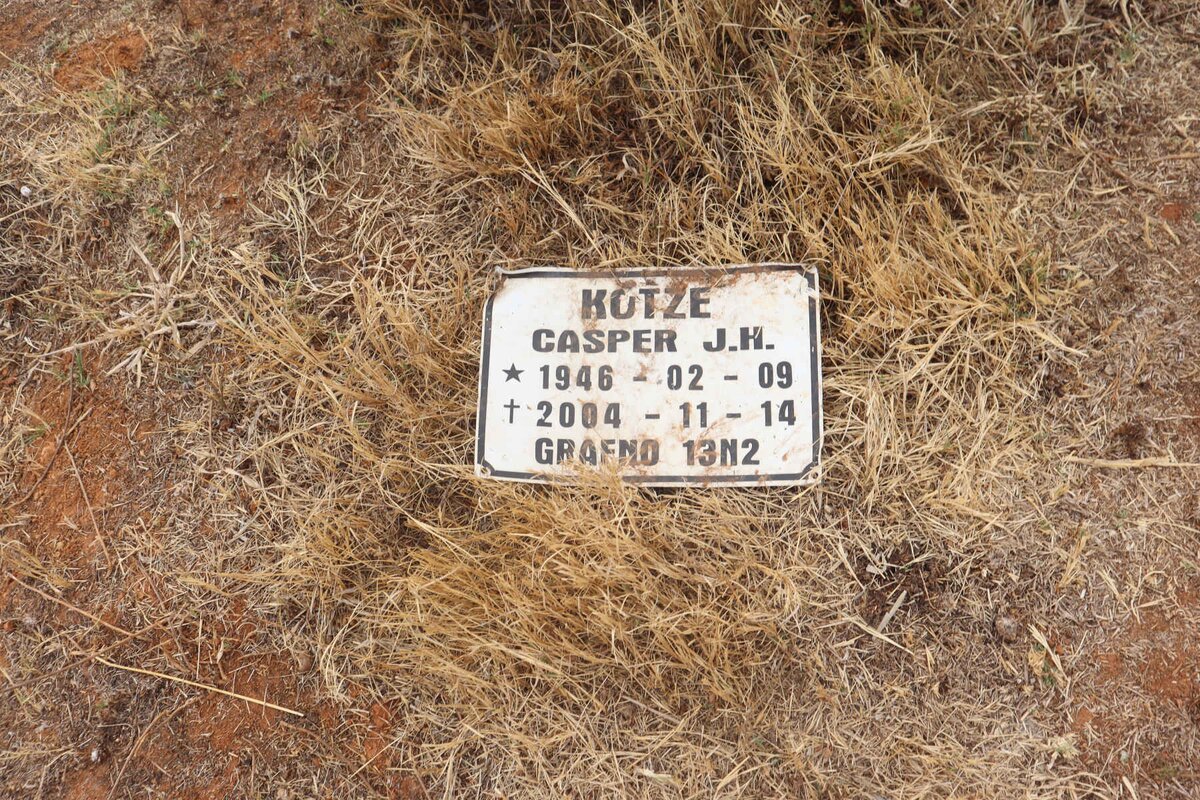 KOTZE Casper J.H. 1946-2004