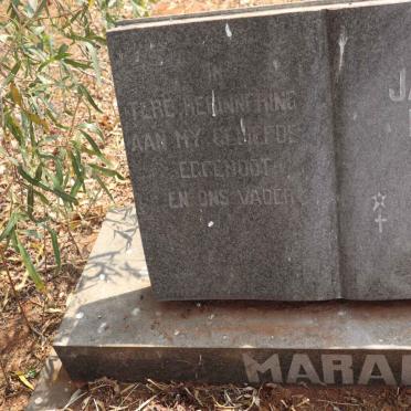MARAIS Jacobus Botha 1939-1981