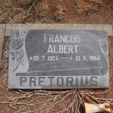 PRETORIUS Francois Albert 1925-1984