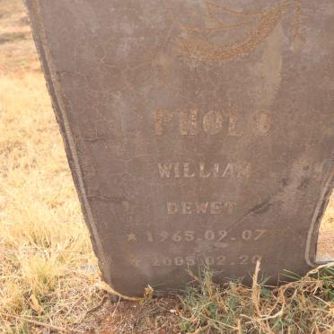 PHOLO William de Wet 1965-2005