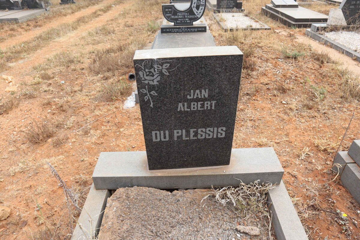 PLESSIS Jan Albert, du