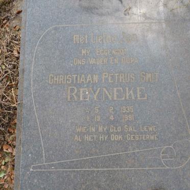 REYNEKE Christiaan Petrus Smit 1935-1991