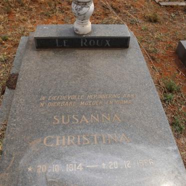 ROUX Susanna Christina, le 1914-1986
