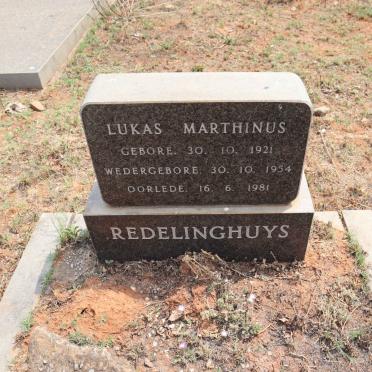 REDELINGHUYS Lukas Marthinus 1921-1981