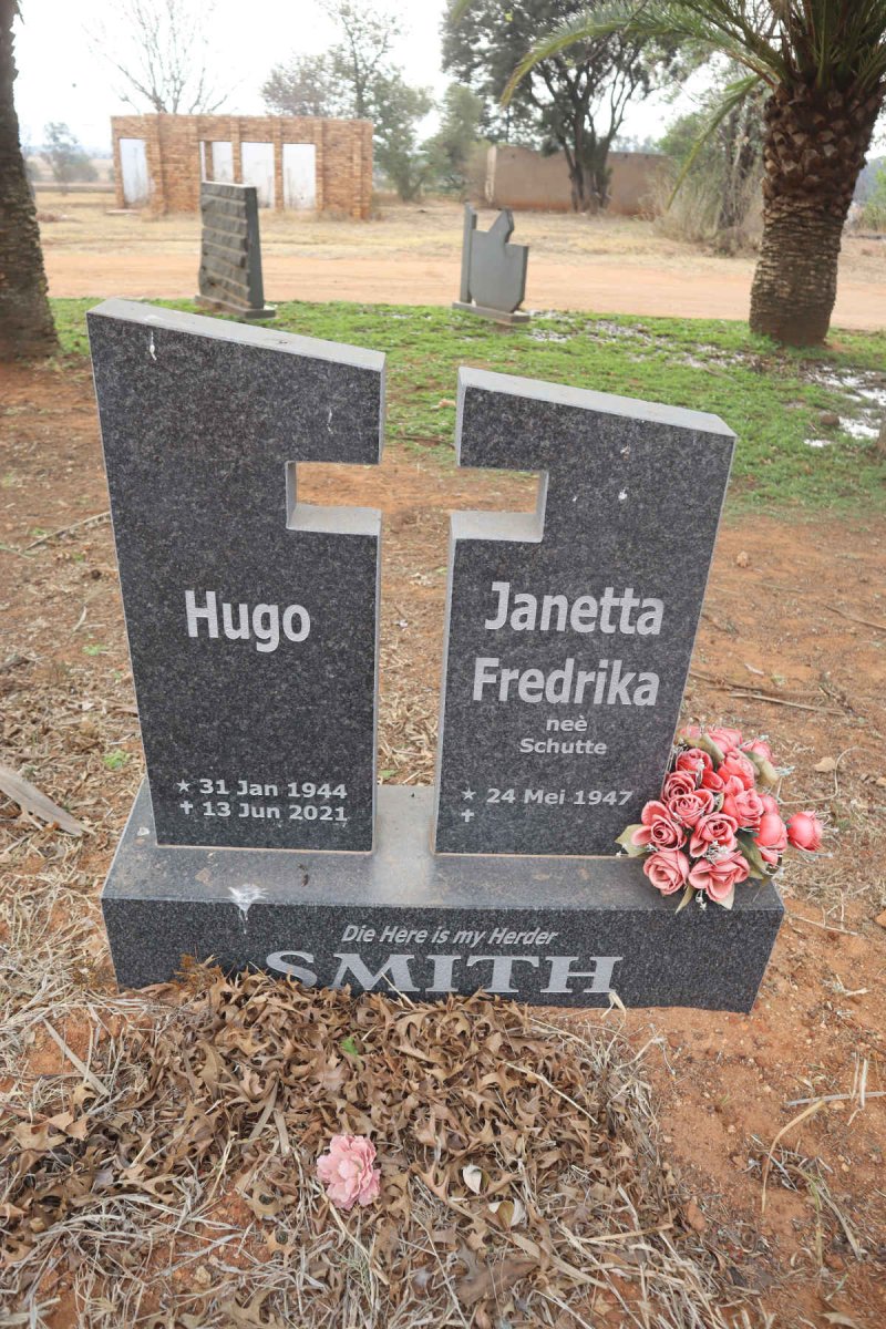 SMITH Hugo 1944-2021 & Janetta Fredrika SCHUTTE 1947-