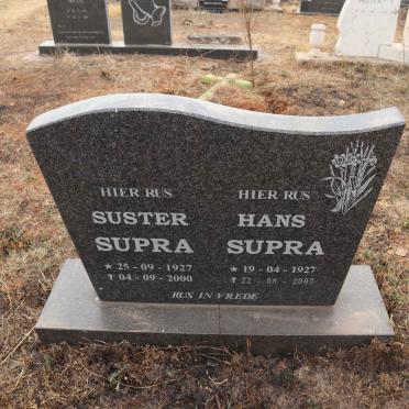 SUPRA Hans 1927-2007 & Suster 1927-2000