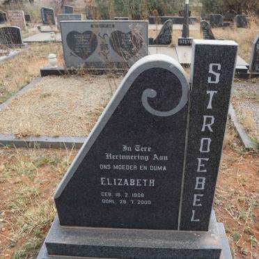 STROEBEL Elizabeth 1908-2000