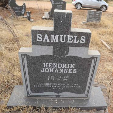 SAMUELS Hendrik Johannes 1918-1999