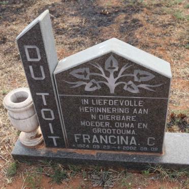TOIT Francina C., du 1924-2002