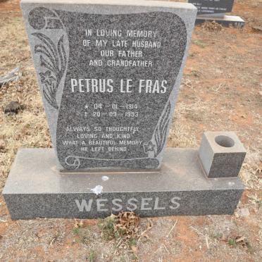 WESSELS Petrus le Fras 1914-1993