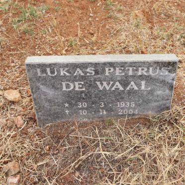WAAL Lukas Petrus, de 1935-2004