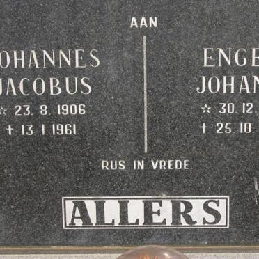 ALLERS Johannes Jacobus 1906-1961 &amp; Engela Johanna 1926-1949