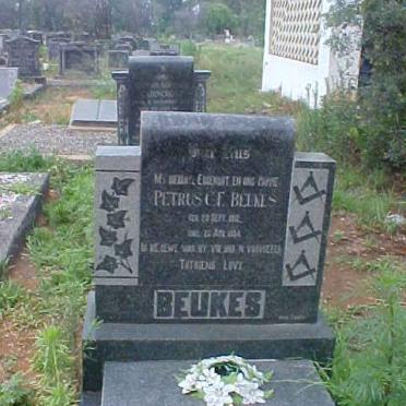 BEUKES Pertus C.F. 1912-1954