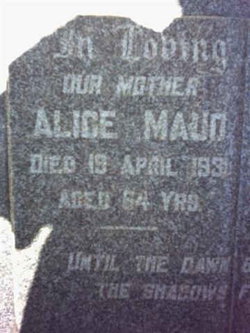 BROTHERTON Alice Maud -1931