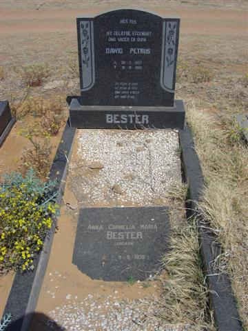 BESTER Dawid Petrus 1927-1980 &amp; Anna Cornelia Maria JORDAAN 1930-
