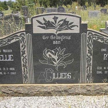 CILLIERS Ryk 1896-1965 &amp; Nellie 1906-2002