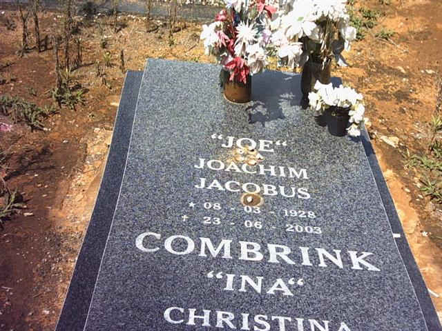 COMBRINK Joachim Jacobus 1928-2003 &amp; Christina