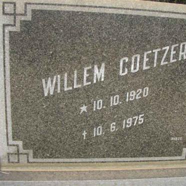 COETZER Willem 1920-1975