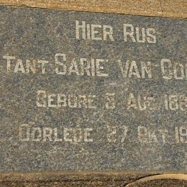 COLLER Sarie 1863-1948