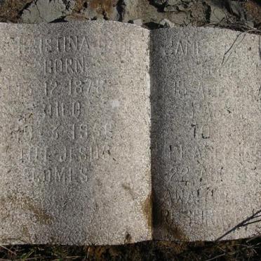 CADLE James 1868-1935 &amp; Christina 1878-1956