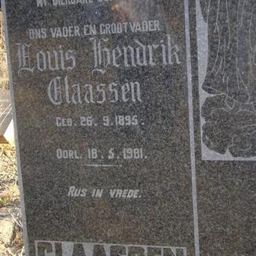 CLAASSEN Louis Hendrik 1895-1981