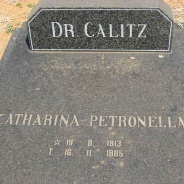 CALITZ Catharina Petronella 1913-1985