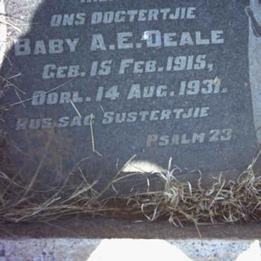 DAELE Baby A.E. 1915-1931