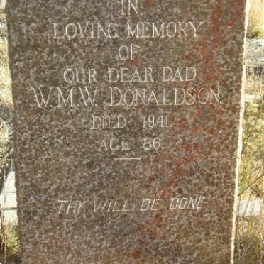 DONALDSON W.M.W. -1941