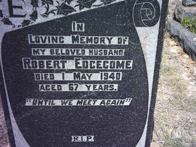 EDGECOME Robert -1940