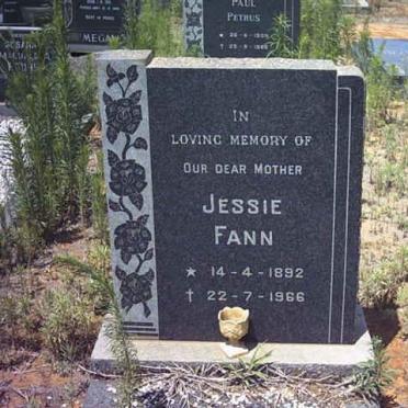 FANN Jessie 1892-1966